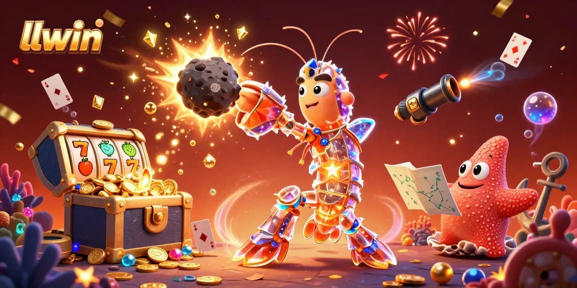 Experience the thrill of llwin as our galactic samurai conquers the casino world, showering players with gems and coins.