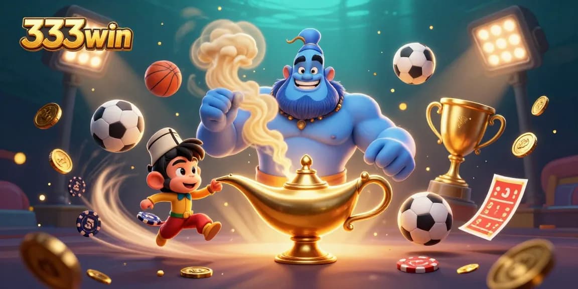 Experience exciting gameplay at 333win with a dynamic casino scene featuring colorful characters and vibrant elements.