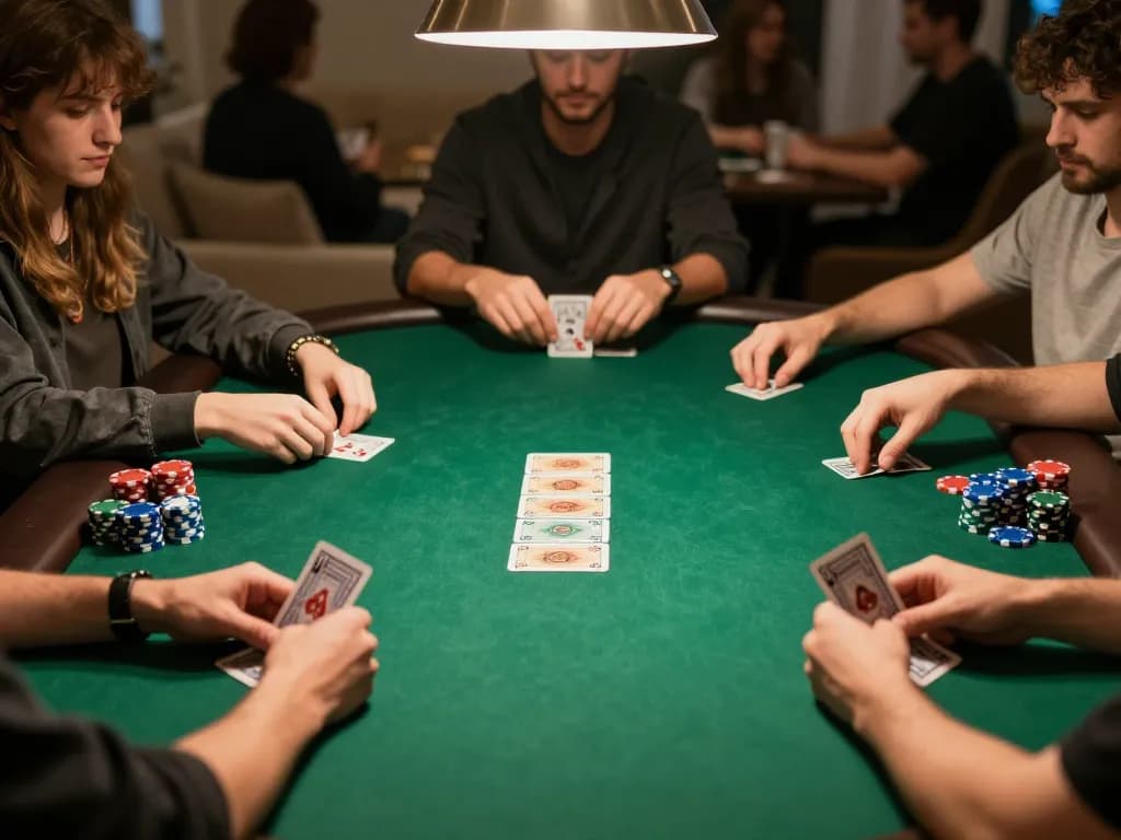 Join friends in a thrilling poker night at home; lu88 strategy and camaraderie on display.