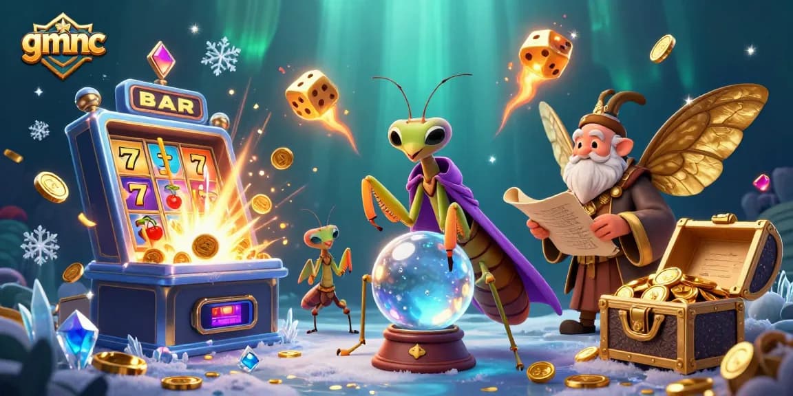 Check out gmnc's immersive casino scene featuring vibrant characters and classic gaming elements.