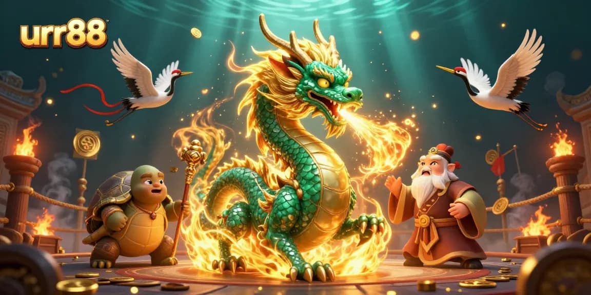Engage in thrilling adventures at urr88 with a captivating dragon and vibrant energies