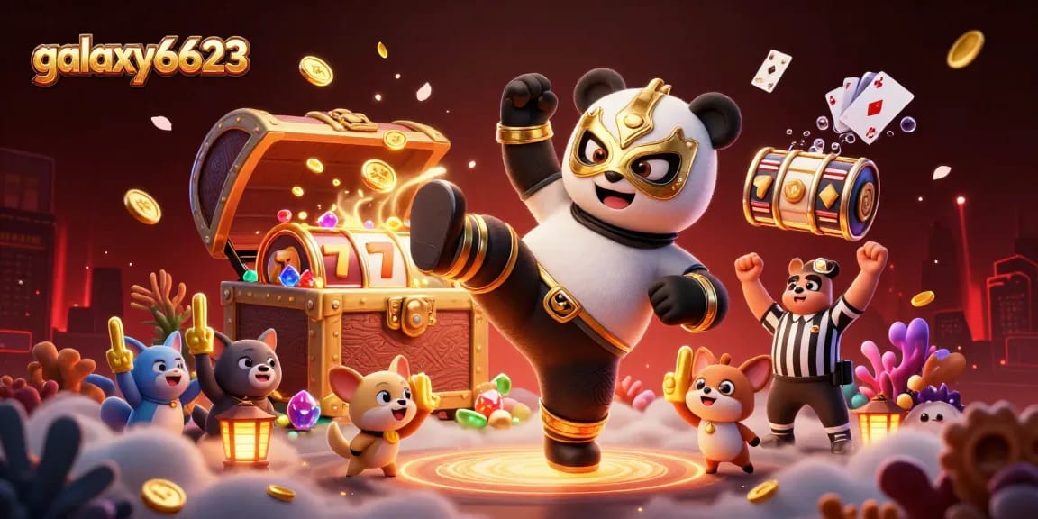 Experience thrilling gaming action with galaxy6623 showcased in a vibrant casino scene featuring dynamic characters and elements.