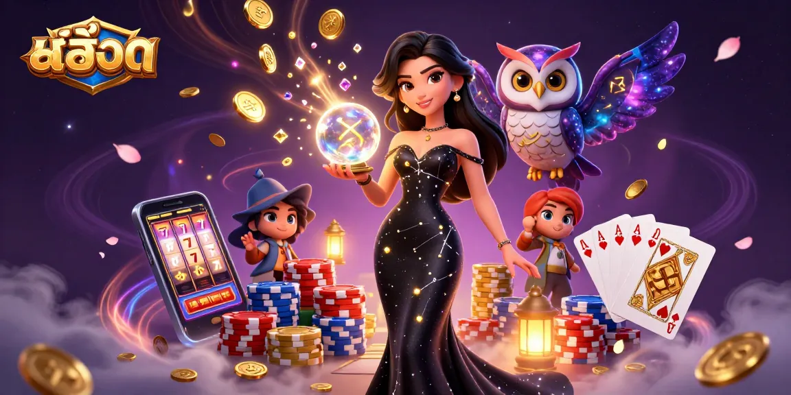 Spin the slot reels with excitement in this vibrant casino scene featuring สล็อต elements and rich details.