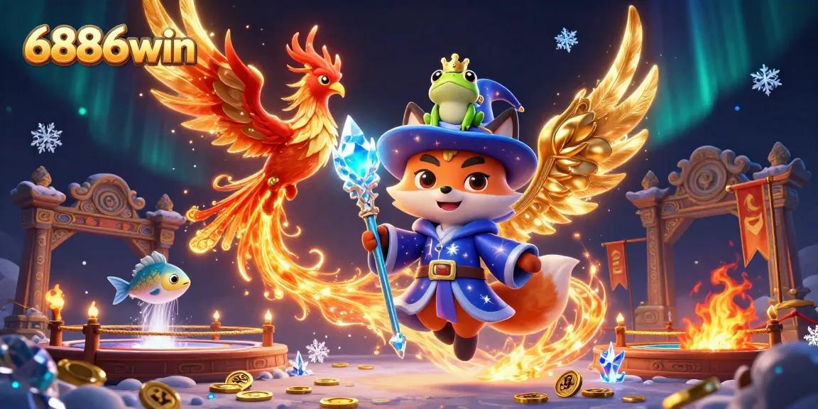 Engage in vibrant fish shooting at 6886win with dazzling visuals and magical characters.