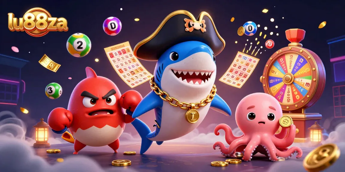 Experience exciting wins at lu88za with vibrant casino elements in a thrilling 3D scene