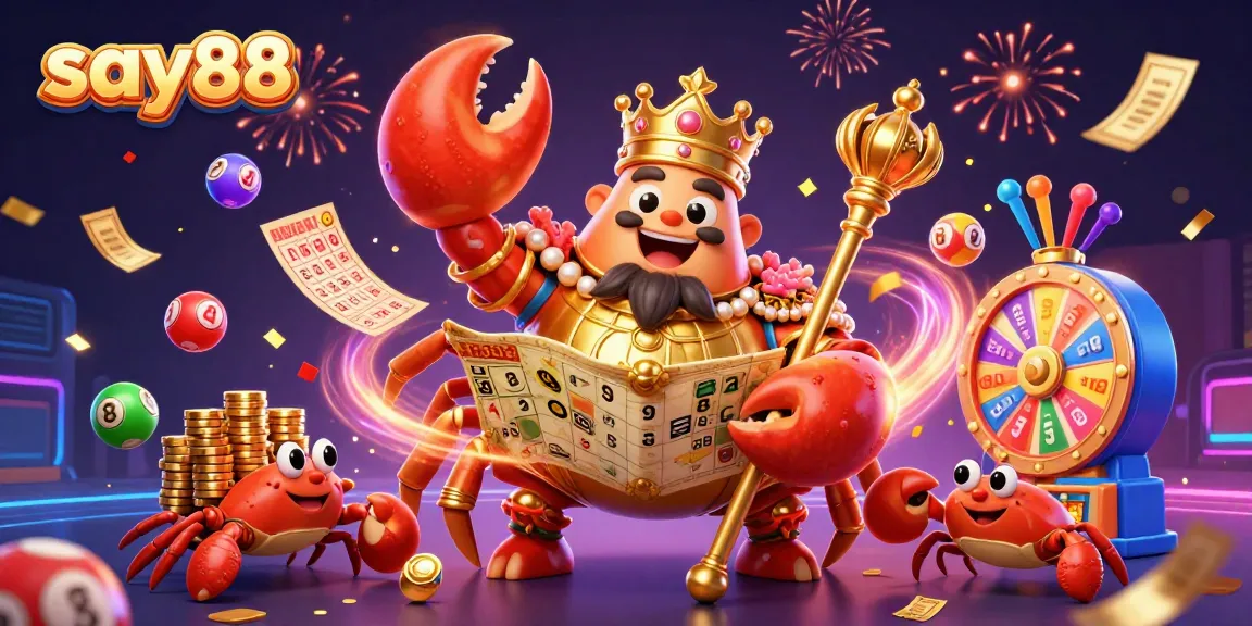 Experience thrilling wins at say88 with a vibrant casino illustration showcasing jackpot excitement.