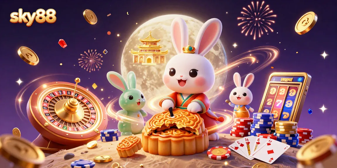 Experience thrilling gameplay at sky88 with vibrant casino elements and engaging characters.