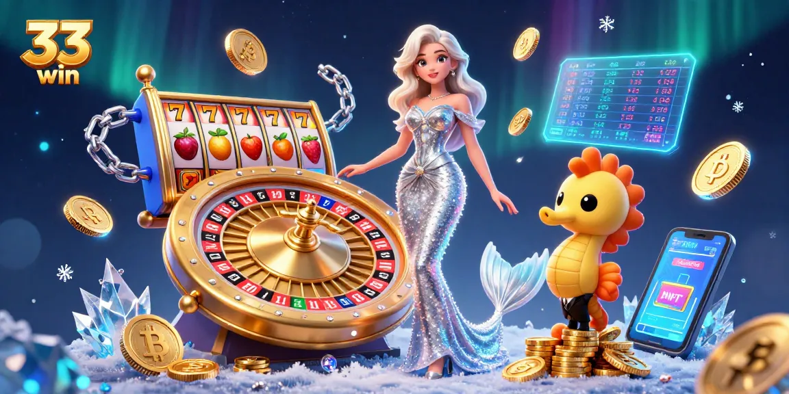 Experience thrilling slots and roulette with 33 win at this lively casino scene.