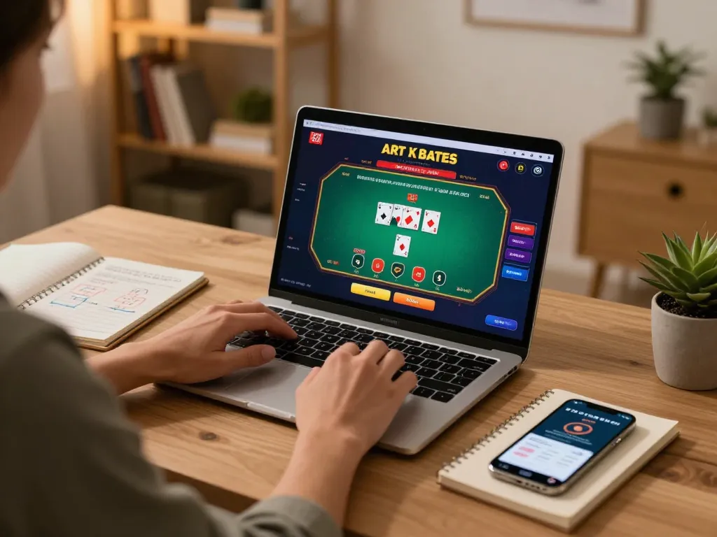 Play online poker at home with cm88, showcasing strategic gameplay and responsible gambling.