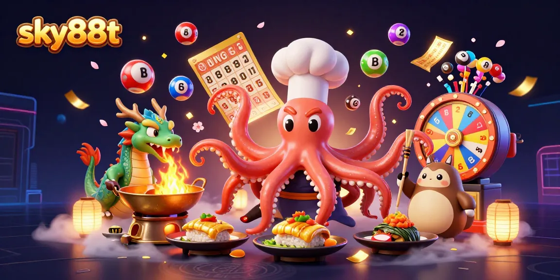 Engage with thrilling casino excitement at sky88t, featuring unique characters and lively game elements.