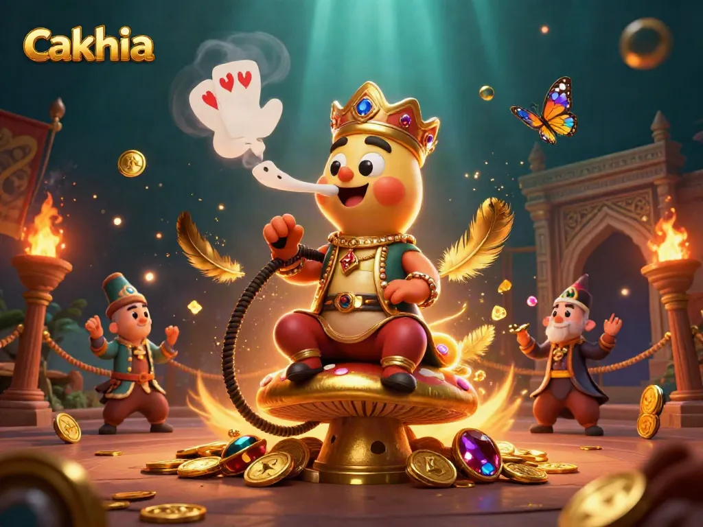Engage in thrilling betting action with cakhia in a vibrant, atmospheric 3D digital illustration.