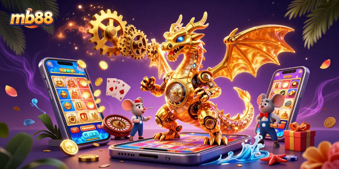 mb88 trò chơi với rồng vàng 3D và sự kiện quay slot hấp dẫn