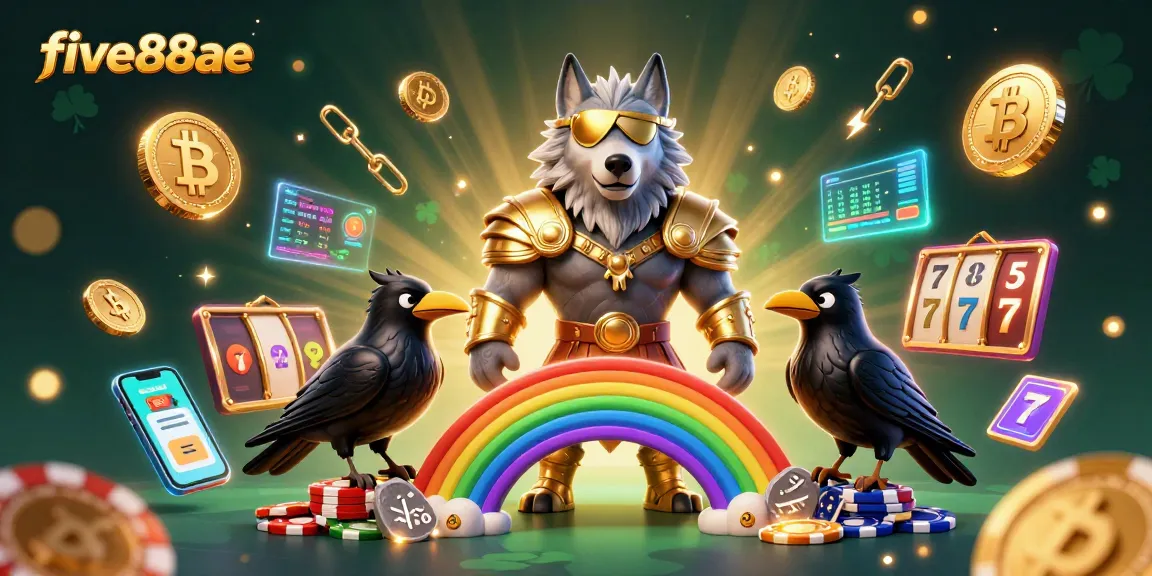 Experience thrilling gaming at five88ae with Norse mythology characters and vibrant casino elements