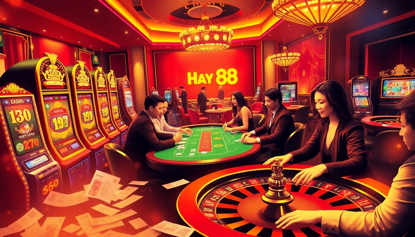 Experience the thrill of gaming at https://hay88.my/ with vibrant casino visuals and lively players.